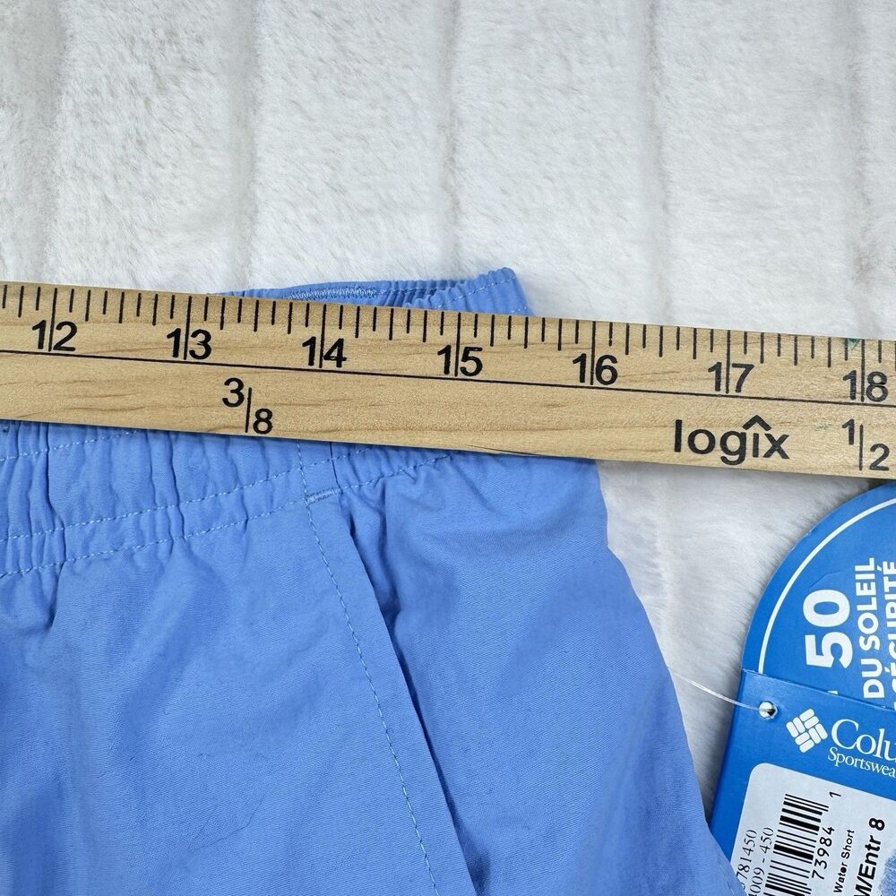 COLUMBIA PFG Backcast III Water Shorts Men's M Inseam 8" Lined UPF 50 Blue NWT - Picture 3 of 14